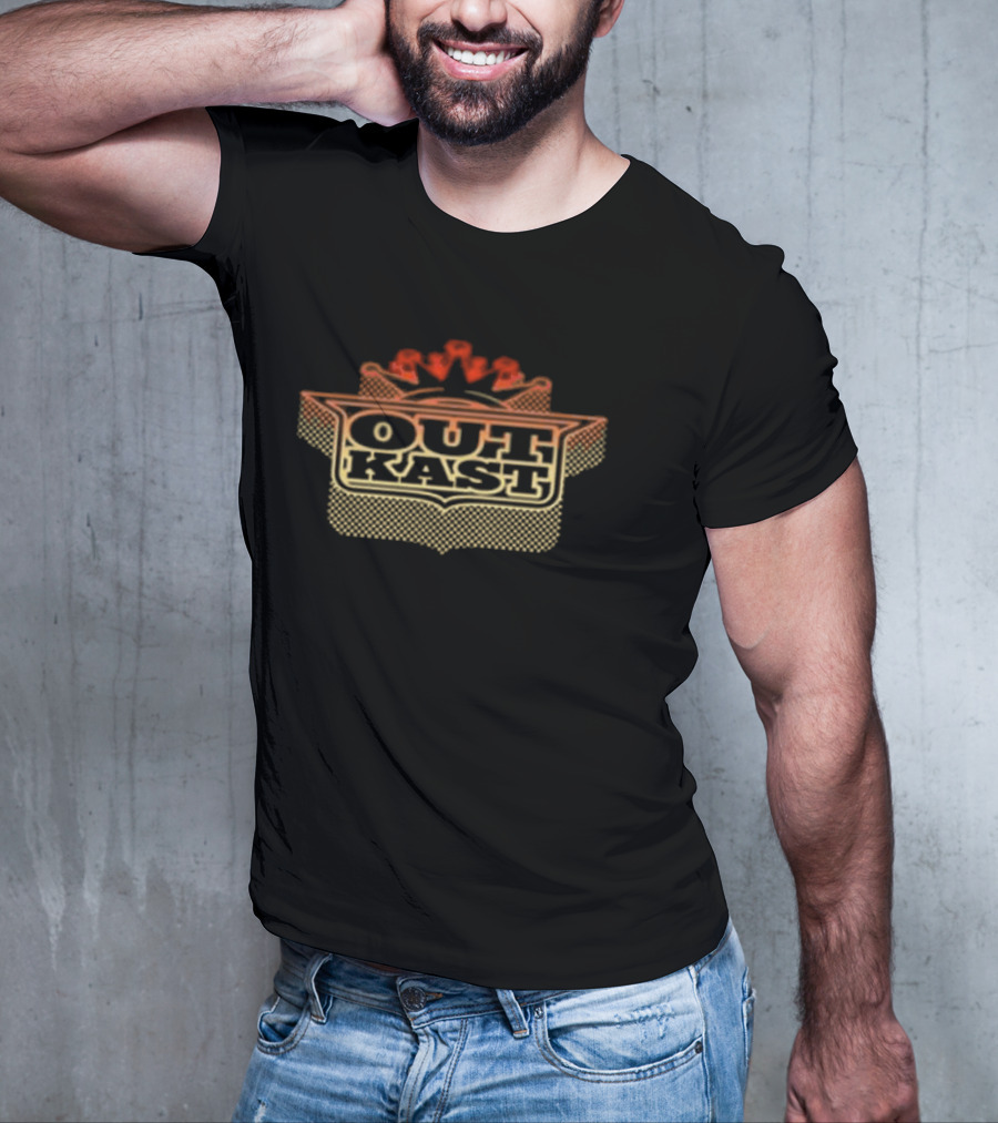 Outkast Gold Crown Emblem T-Shirt