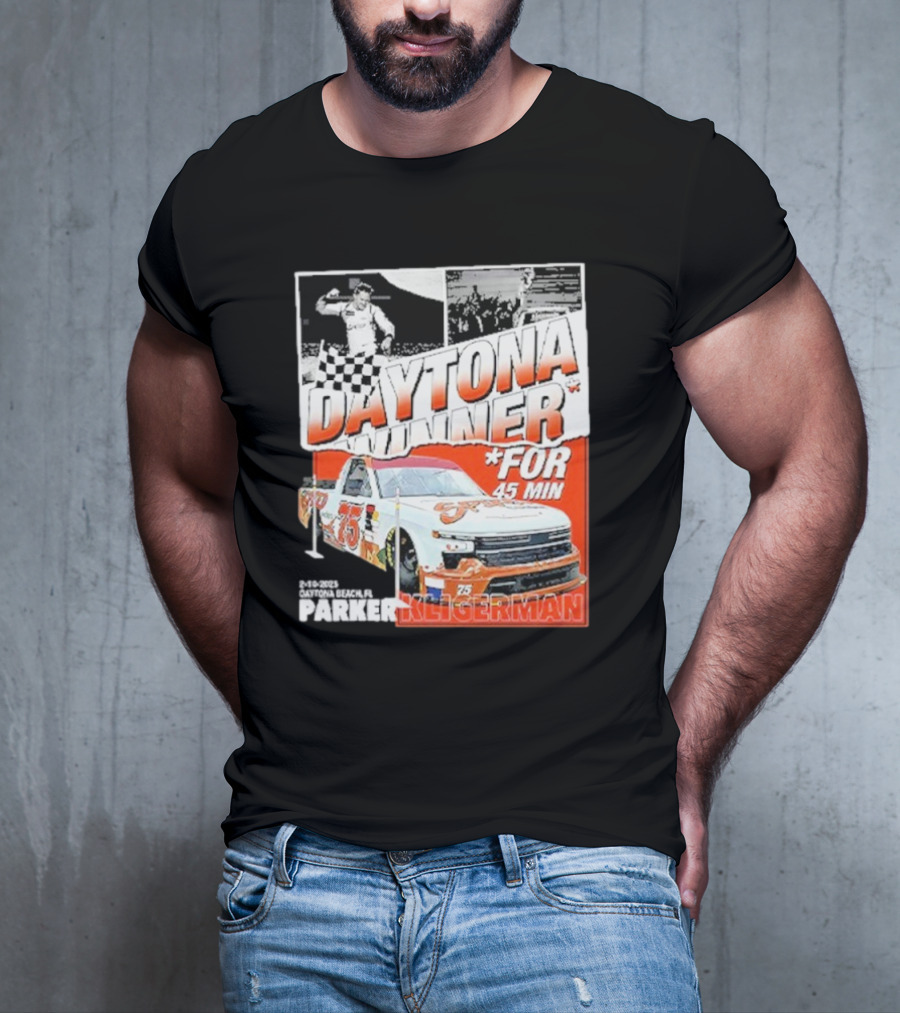 Parker Kligerman Daytona Winner 45 Min Celebration NASCAR Race Car 75 T-Shirt