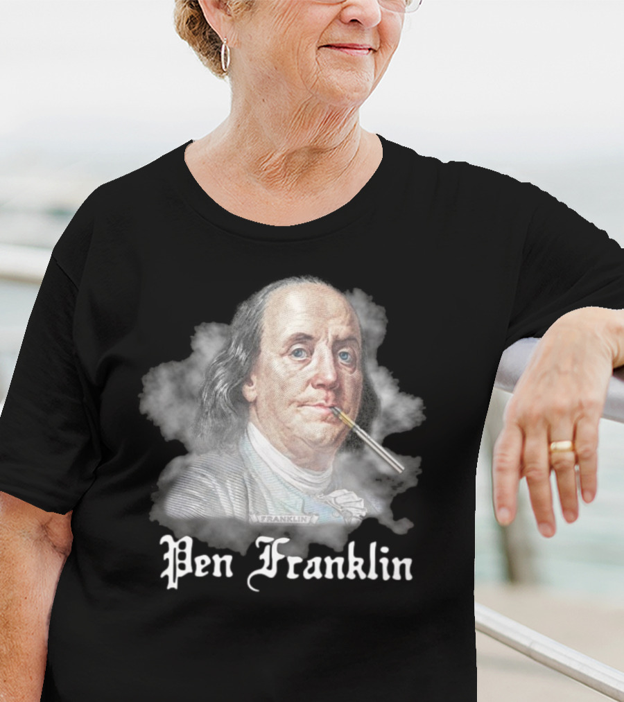 Pen Franklin 2025 Historical Parody Theme T-Shirt