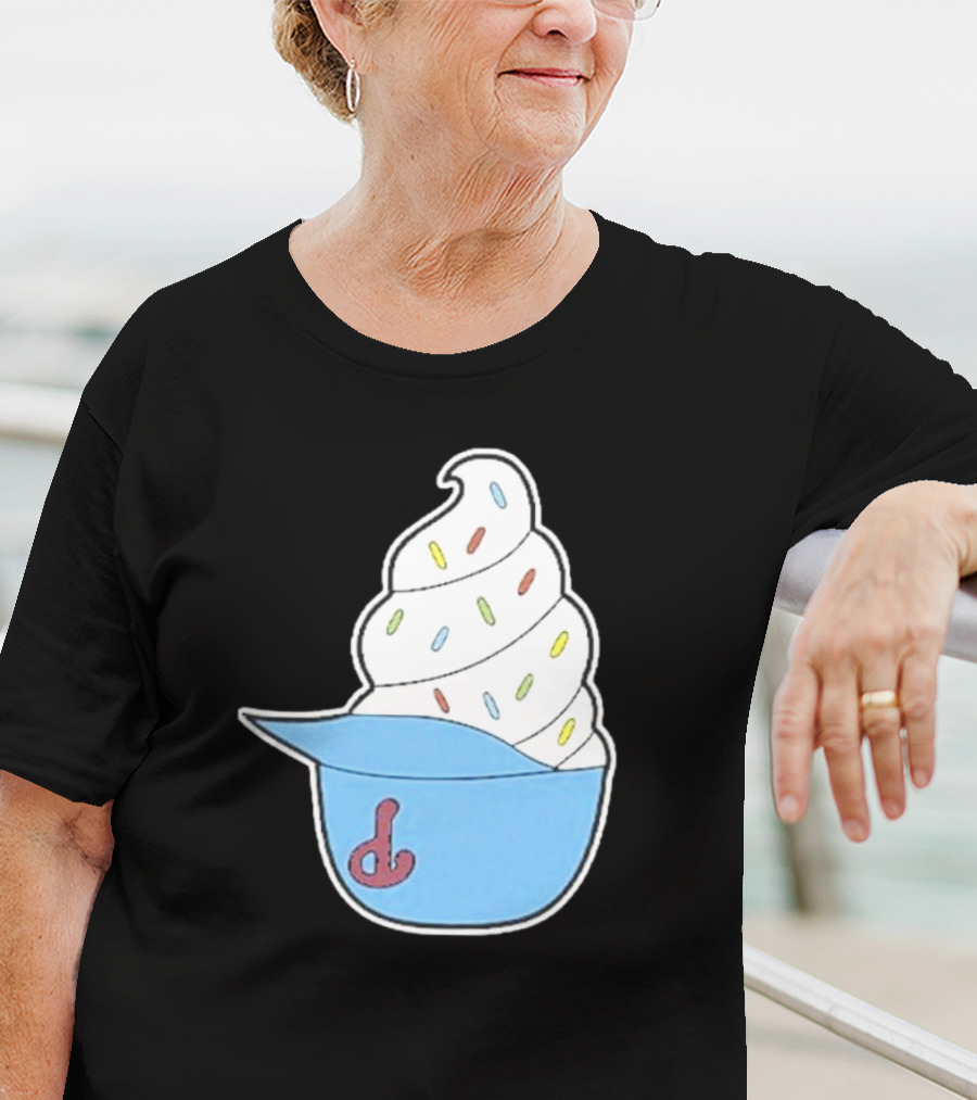 Philadelphia Phillies Ice Cream Helmet With Sprinkles T-Shirt