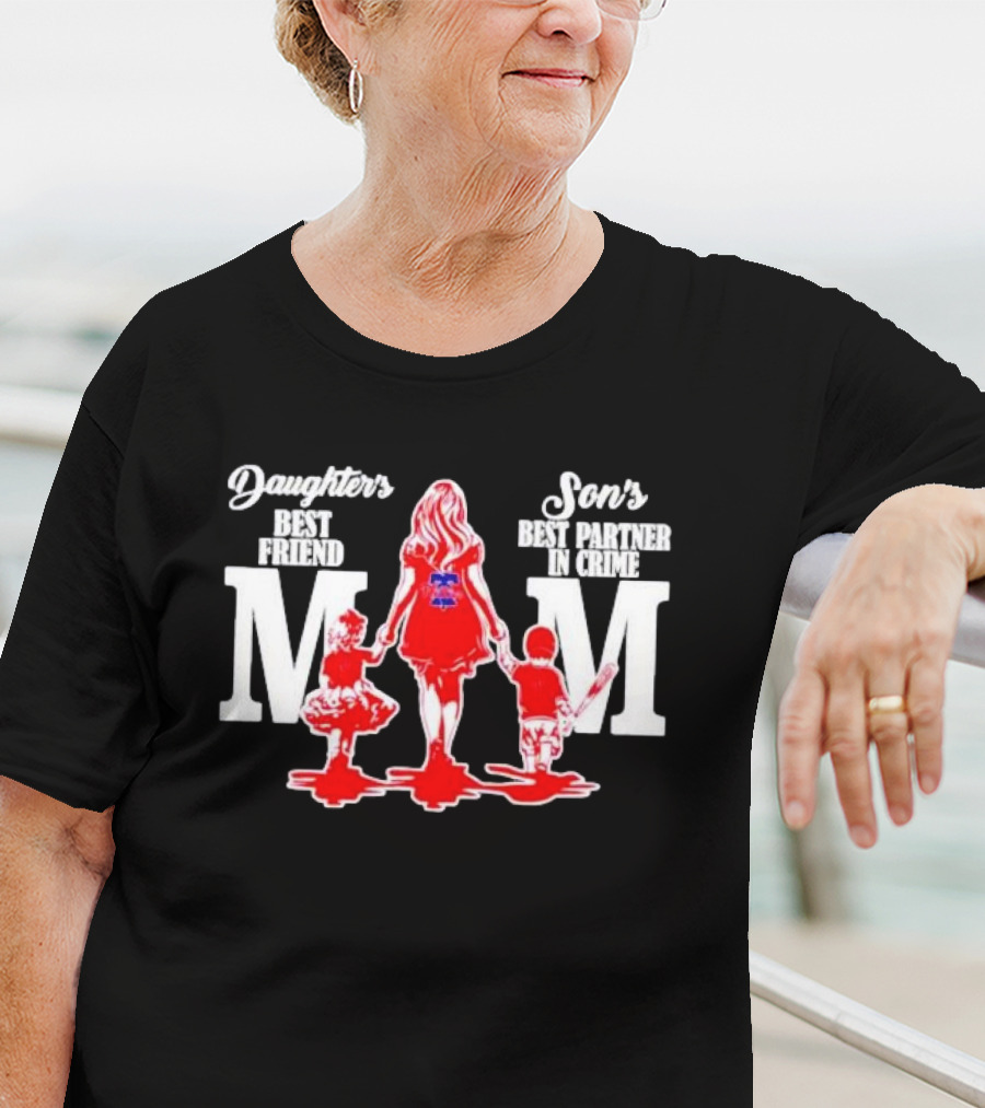 Philadelphia Phillies Mom Daughters Best Friend Sons Best Partner In Crime T-Shirt