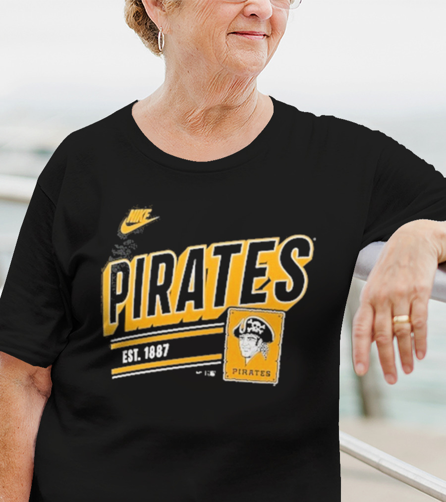 Nike Pittsburgh Pirates Est. 1887 Cooperstown Collection Retro T-Shirt