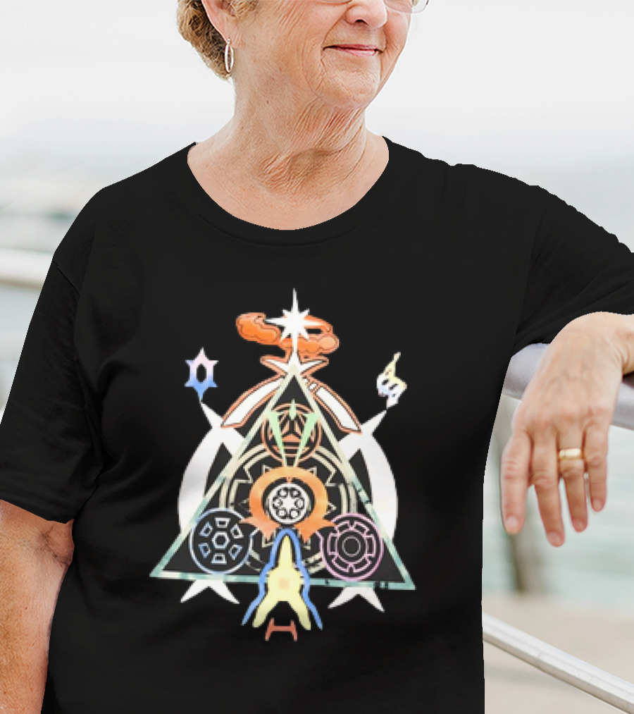 Pokemon Legendary Trio And Unown Symbols T-Shirt