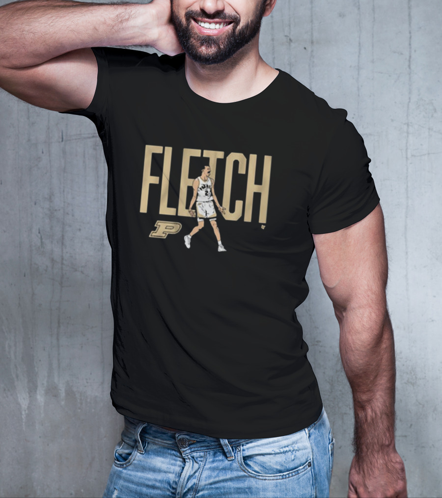 Purdue Basketball Fletch P T-Shirt