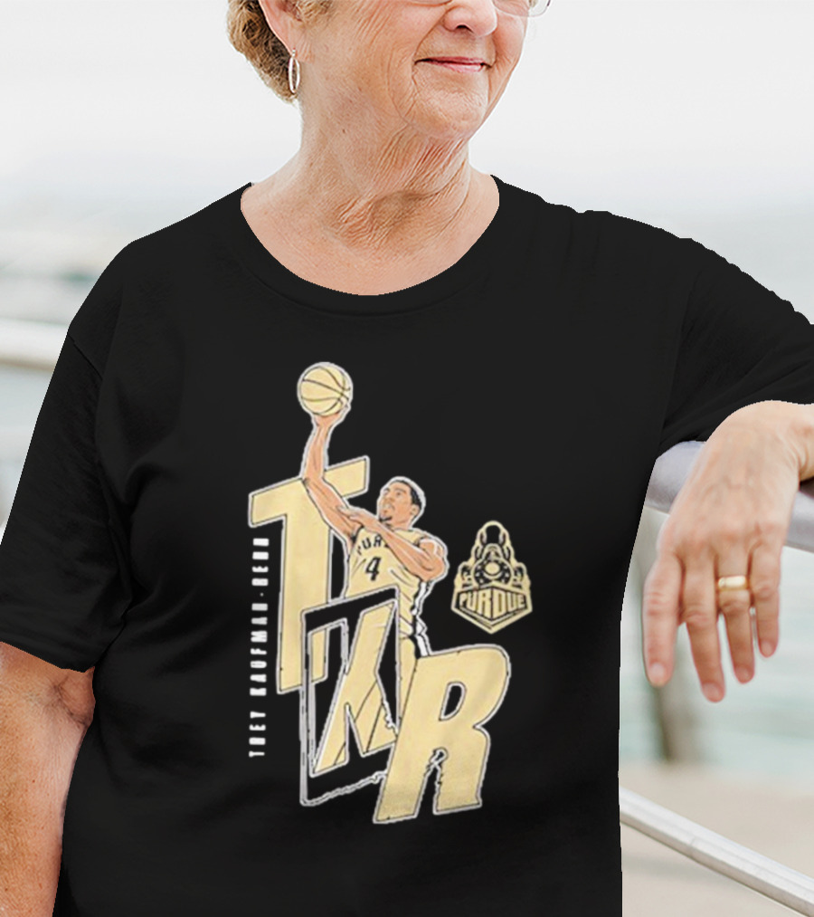 Purdue Basketball Trey Kaufman-Renn TKR Iconic Dunk T-Shirt