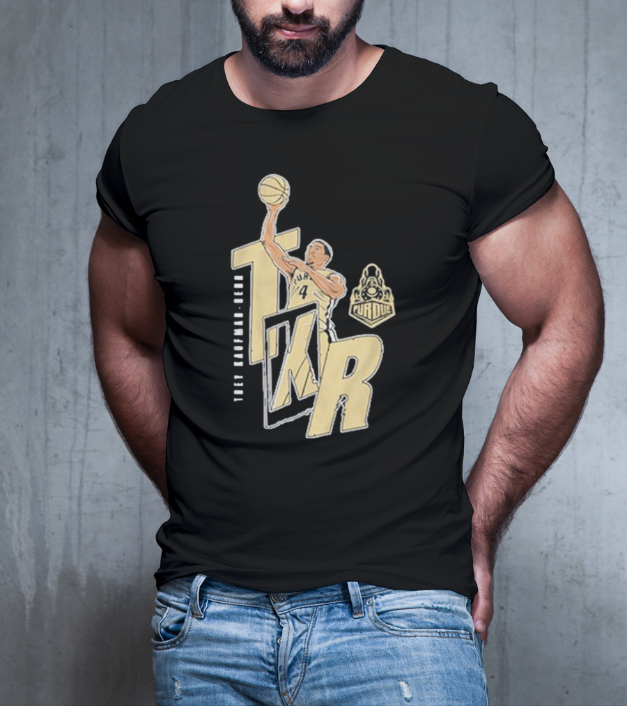 Purdue Basketball Trey Kaufman-Renn TKR Iconic Dunk T-Shirt