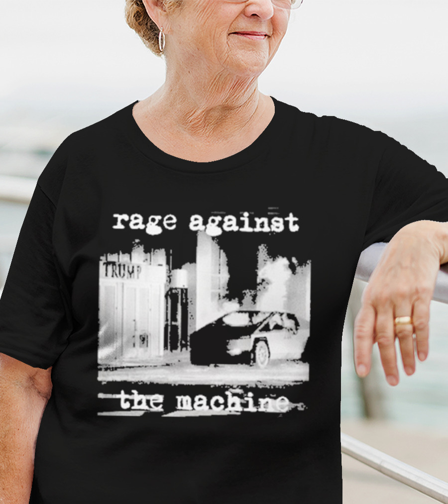 Rage Against The Machine Car Explosion Outside Building T-Shirt