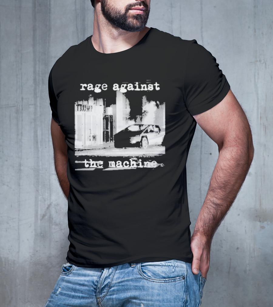 Rage Against The Machine Car Explosion Outside Building T-Shirt