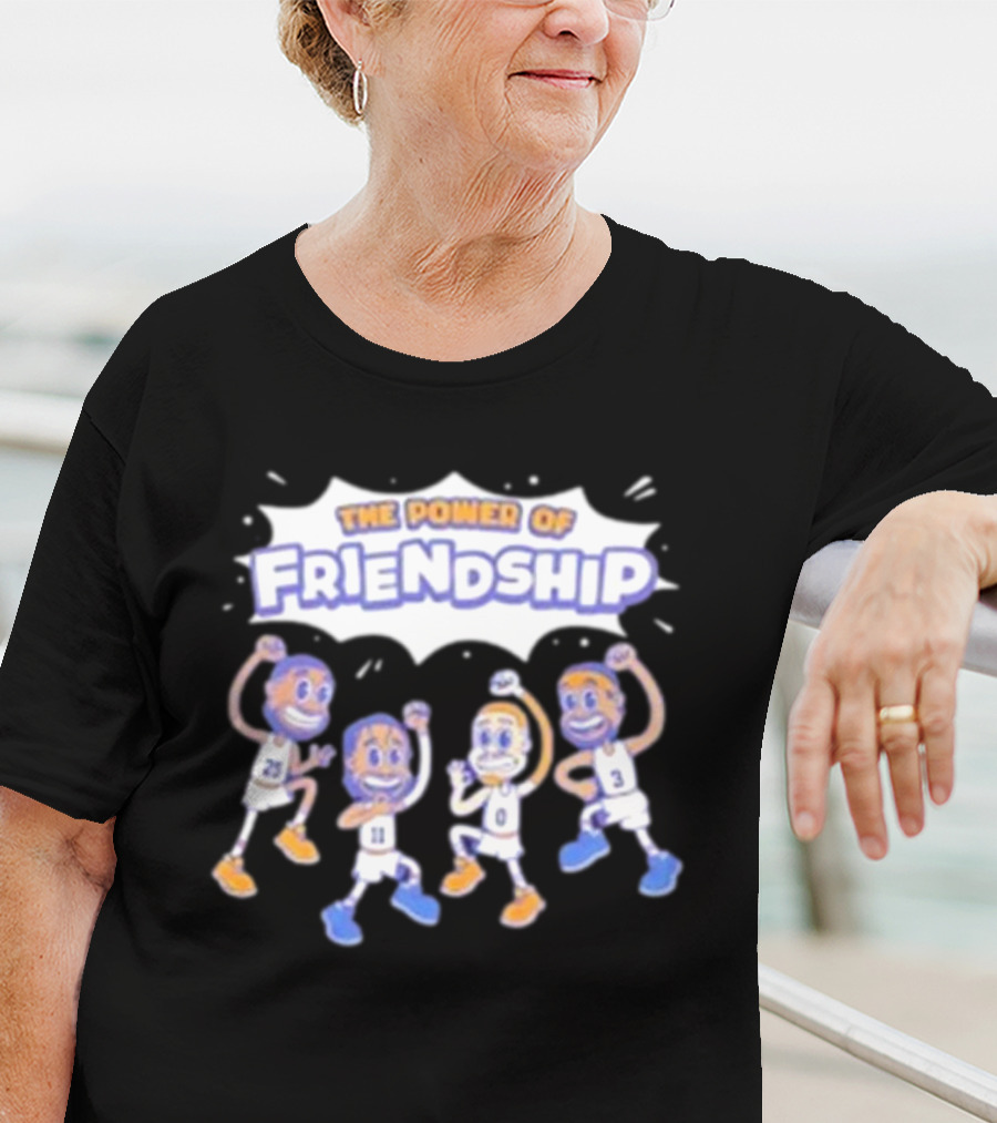 The Power Of Friendship New York Knicks Basketball Characters T-Shirt