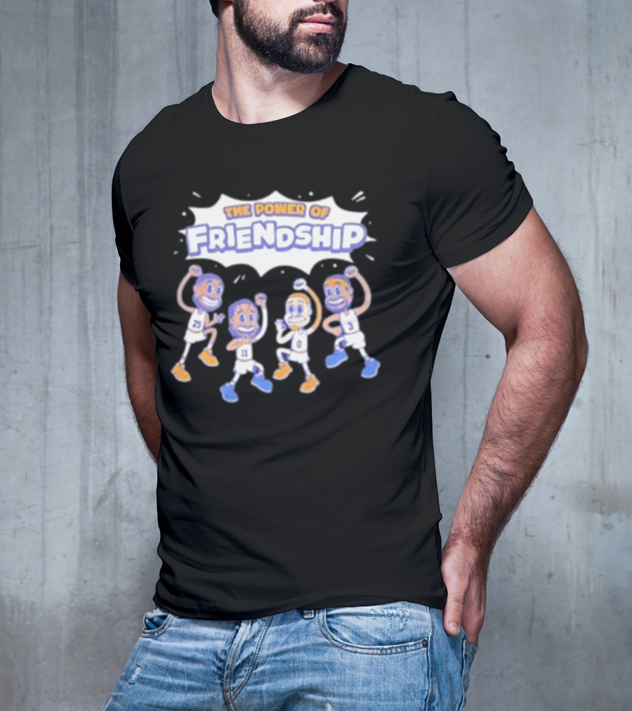 The Power Of Friendship New York Knicks Basketball Characters T-Shirt