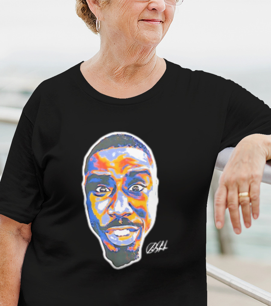 Premi Sterlin Vibrant Expression Face Art T-Shirt
