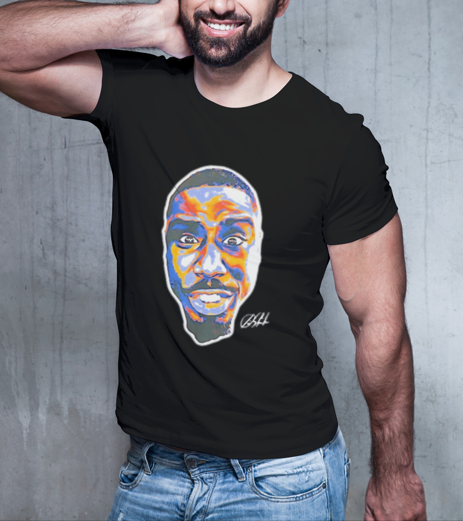 Premi Sterlin Vibrant Expression Face Art T-Shirt
