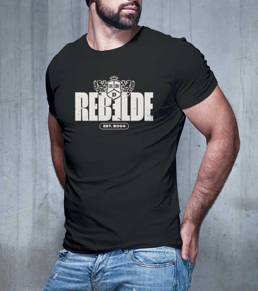 Rebelde RBD Emblem Est 2004 Crest Logo T-Shirt