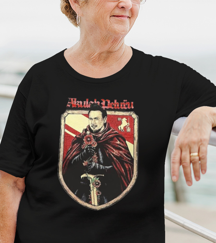 Rebellion Rose X Jrd Sid Akulah Peluru 2025 Knight Rose Emblem T-Shirt