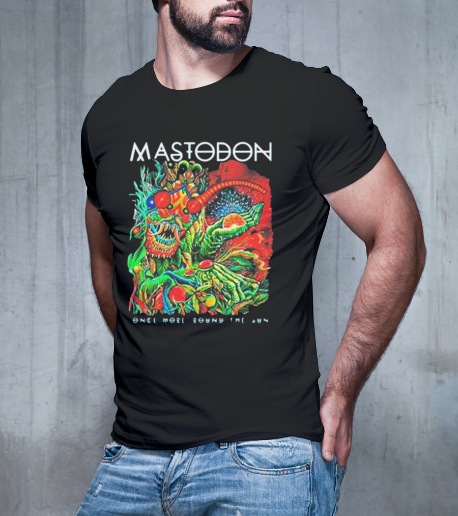 Mastodon Once More Round The Sun Psychedelic Artwork T-Shirt