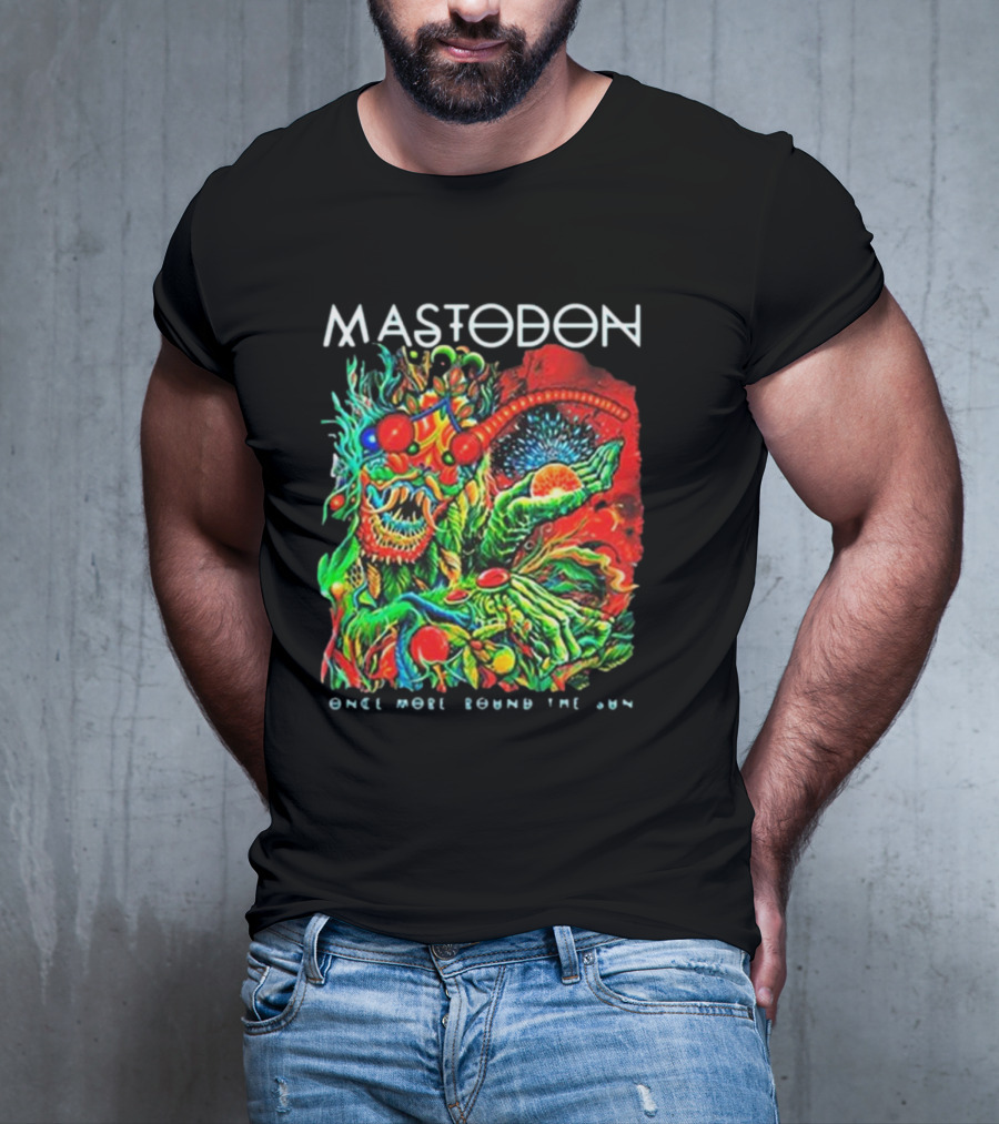 Mastodon Once More Round The Sun Psychedelic Artwork T-Shirt