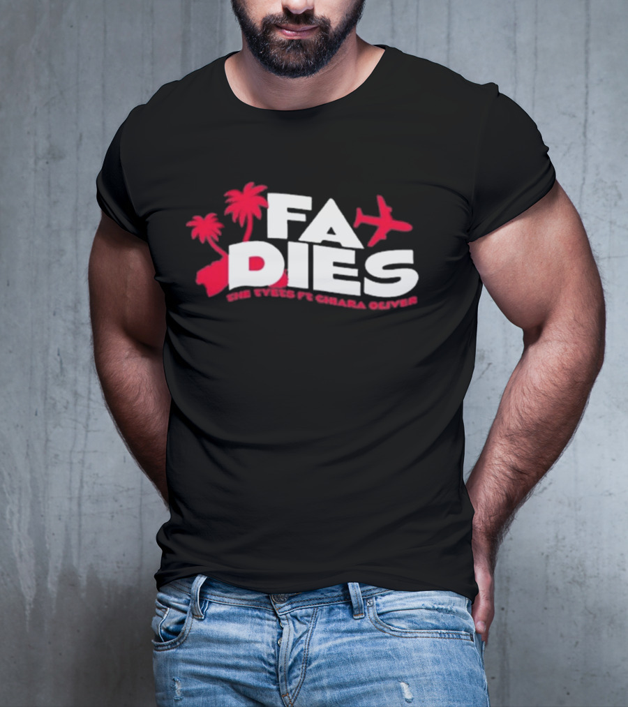 Fa Dies One Speed Ft. Chiara Oliver Palm Trees And Airplane T-Shirt