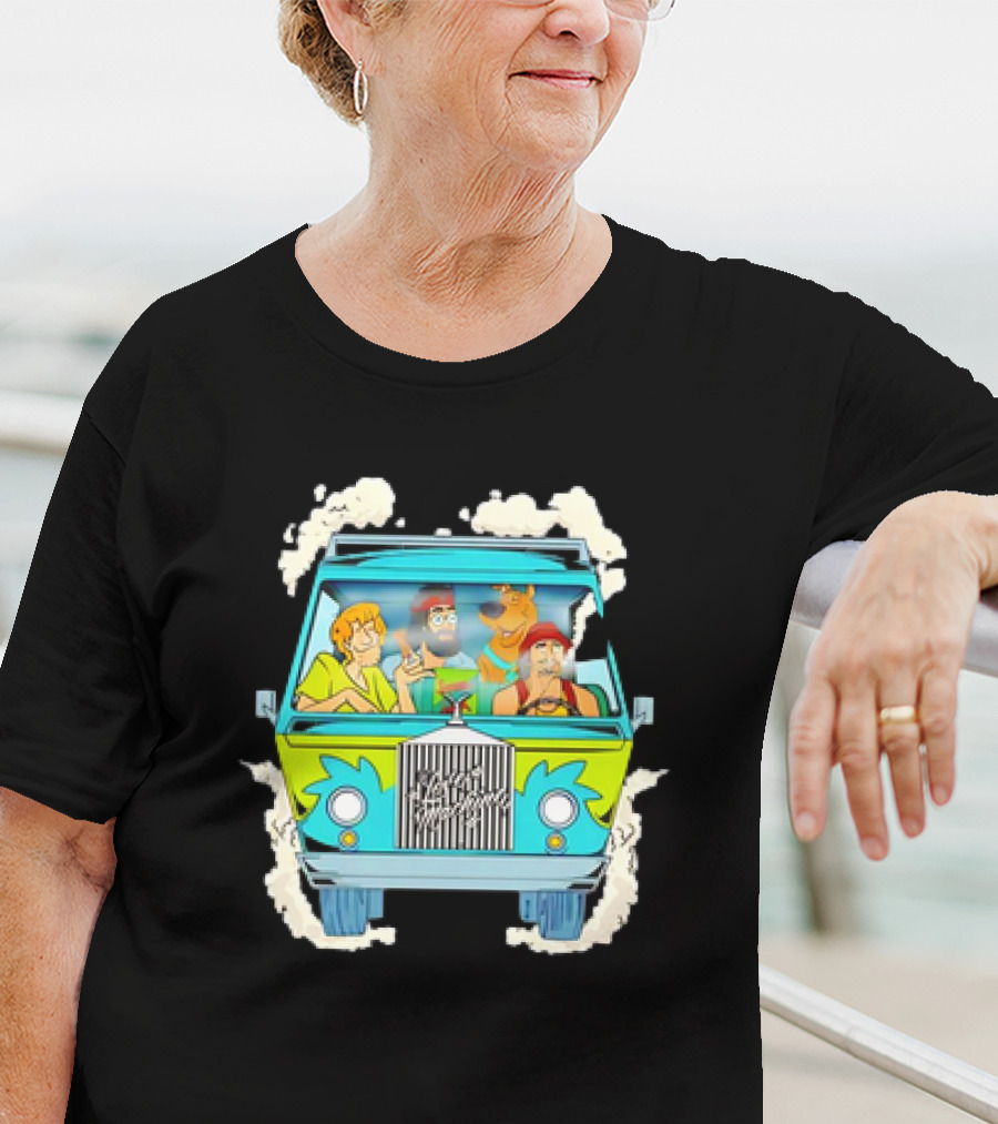 Scooby DOOBIE Doo Mystery Machine Vintage Smoke Adventure T-Shirt