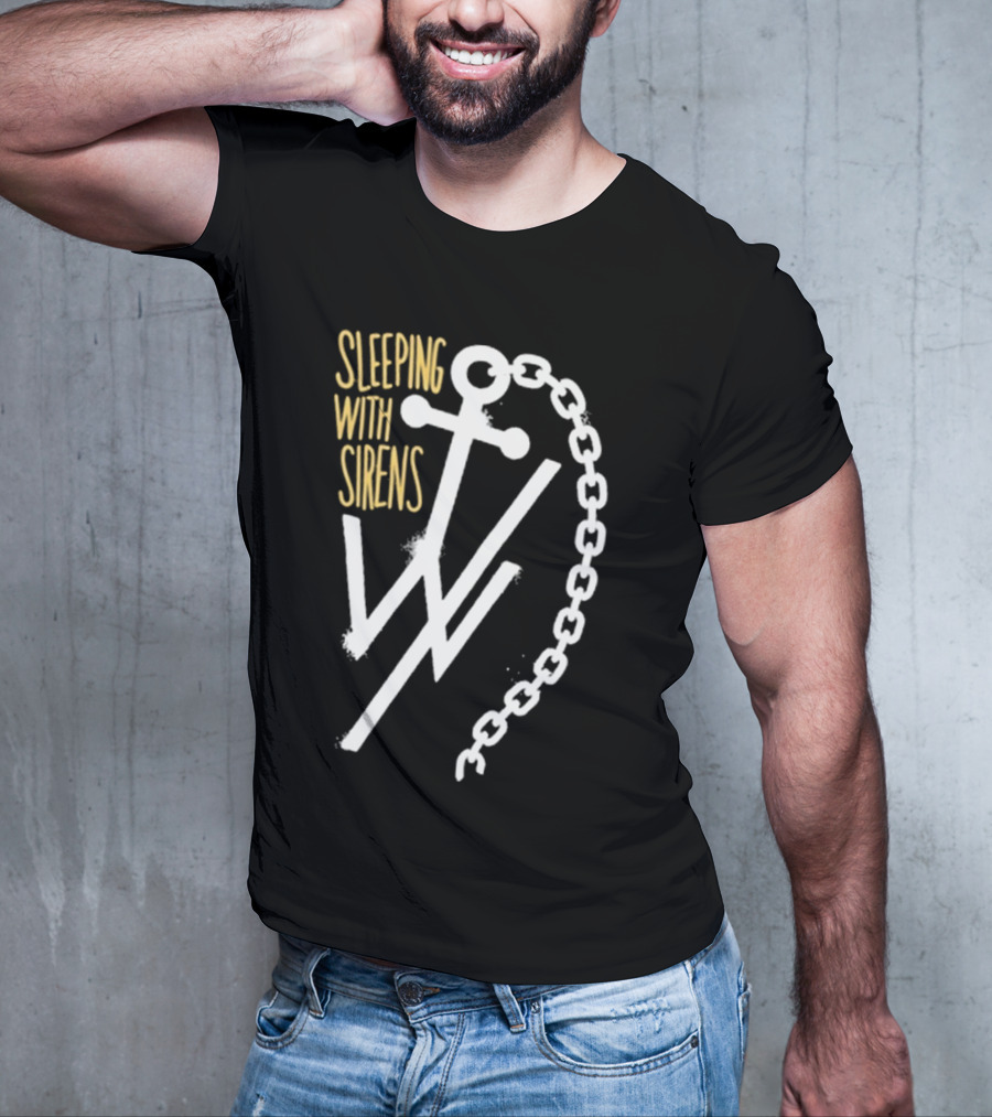 Sleeping With Sirens Anchor Chain Apparel T-Shirt