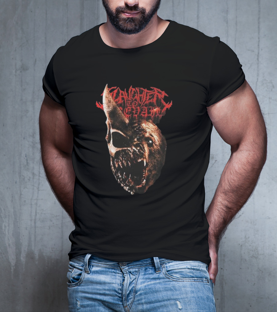 Slaughter To Prevail Grizzly Skull Horned Beast T-Shirt