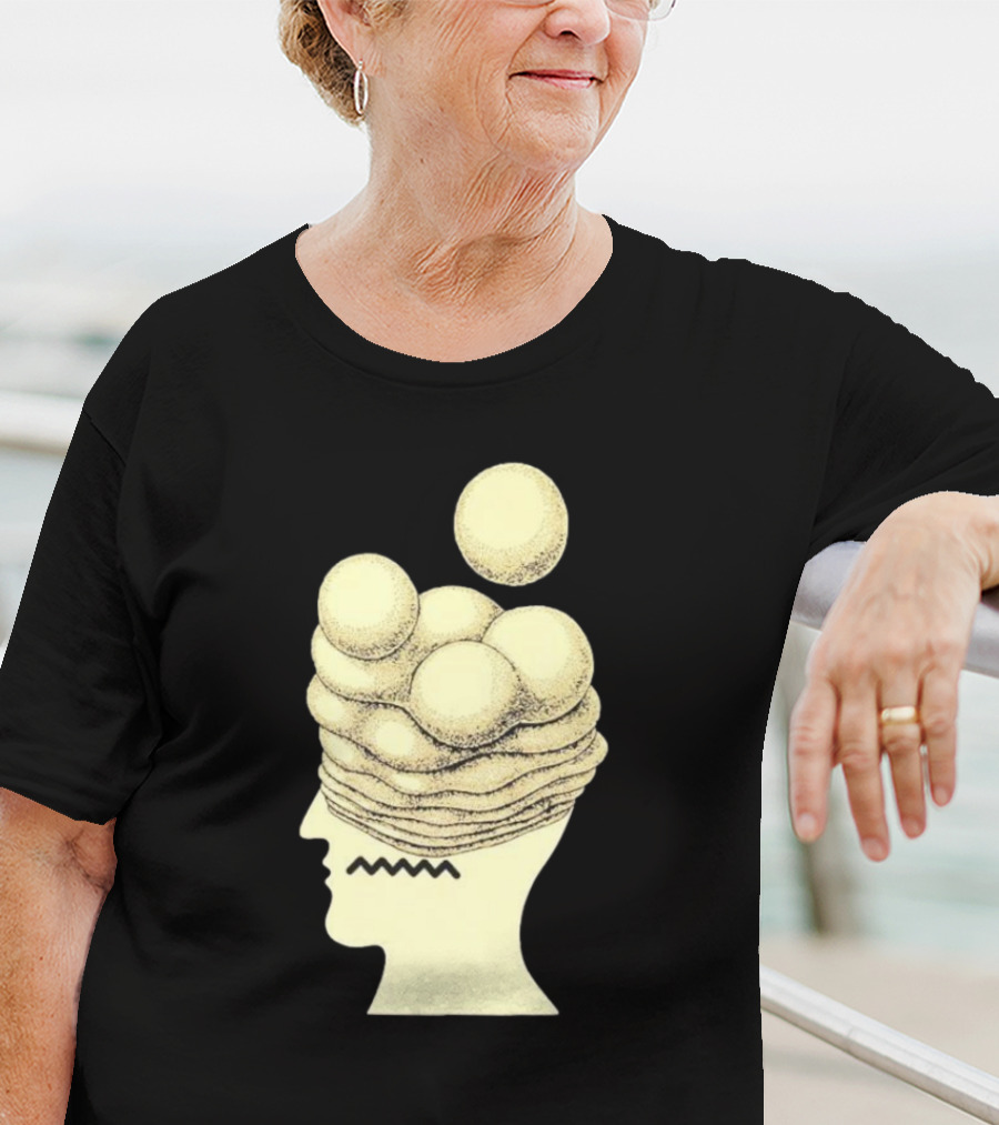 Brain Dead Growth Surreal Layers Optical Illusion T-Shirt