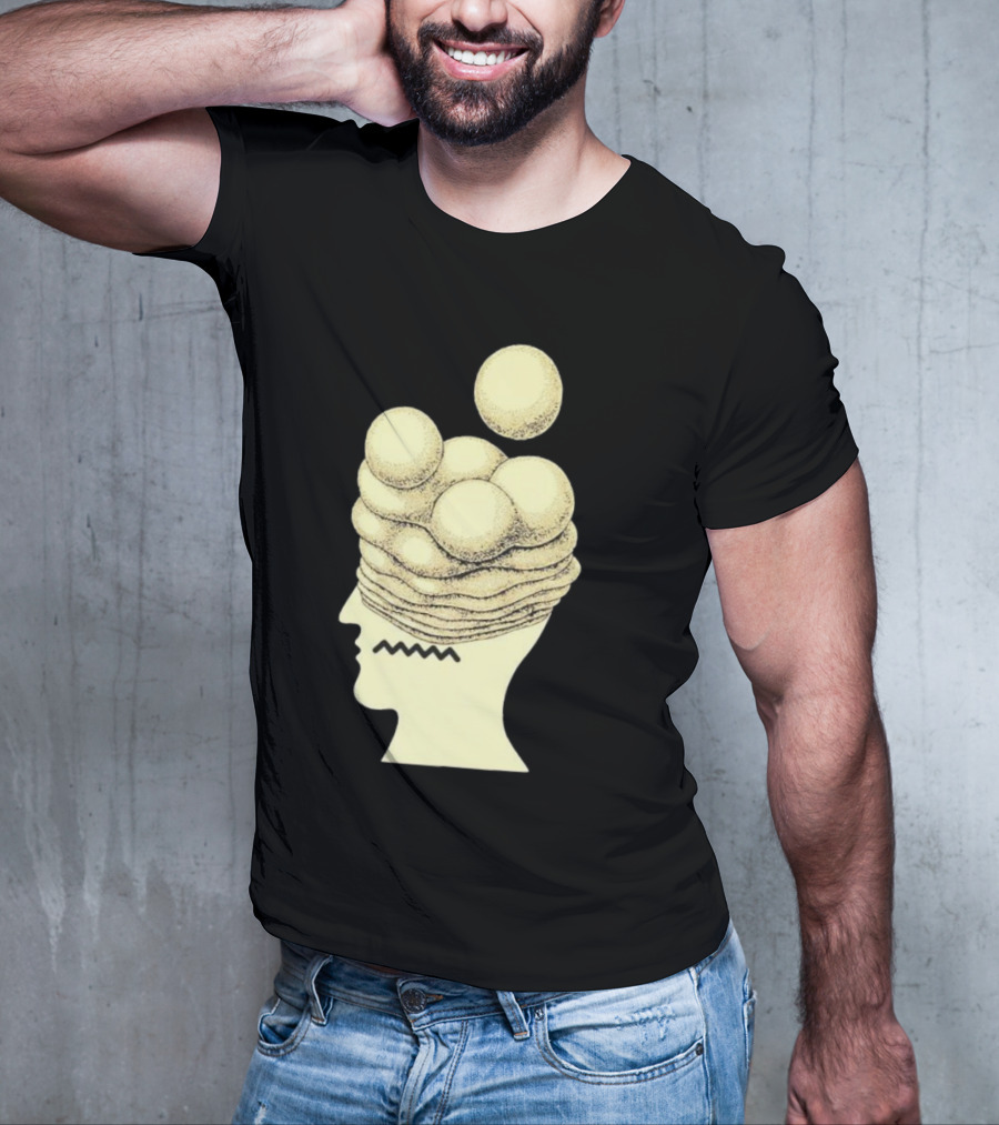 Brain Dead Growth Surreal Layers Optical Illusion T-Shirt