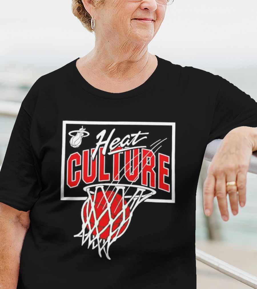 Heat Culture Basketball Net Miami Heat T-Shirt
