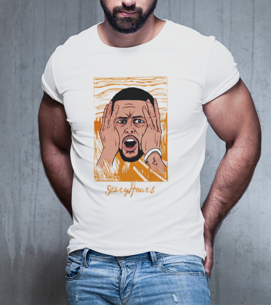 Drake Scary Hours White Munch Scream T-Shirt