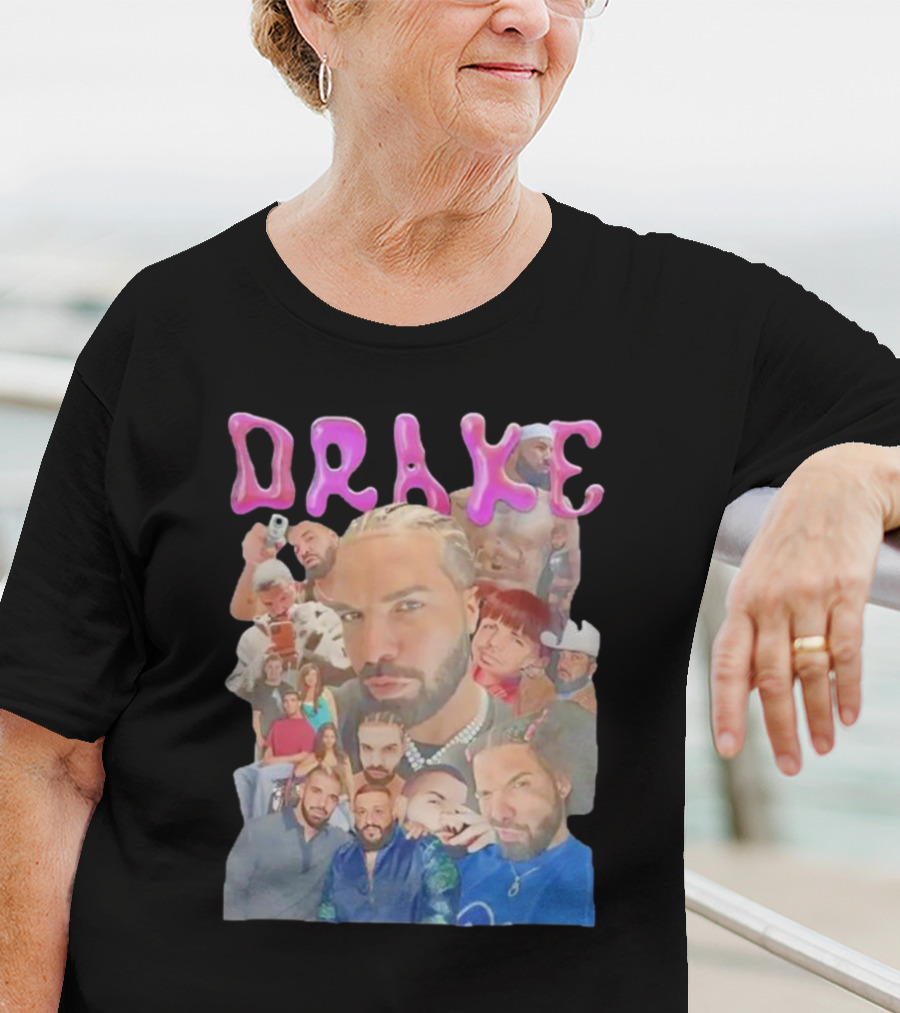 Drake Multi-Portrait Collage T-Shirt