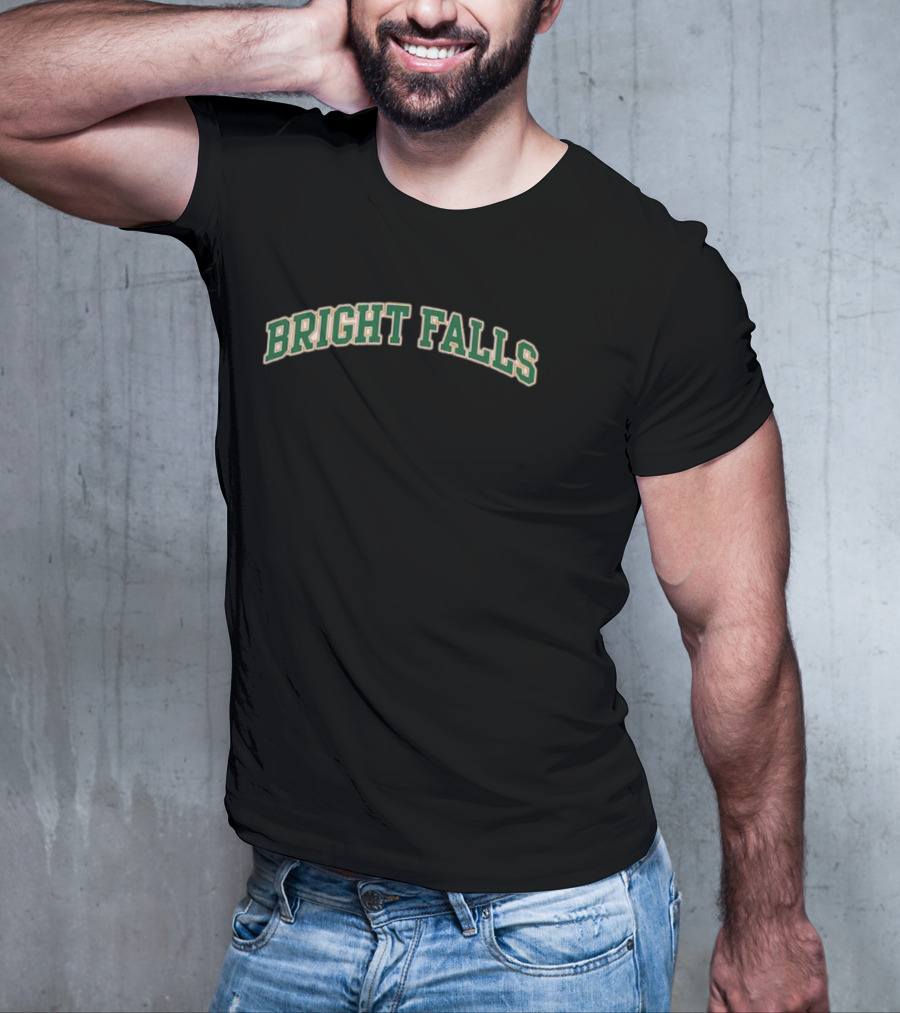 Alan Wake Bright Falls Green Lettering T-Shirt