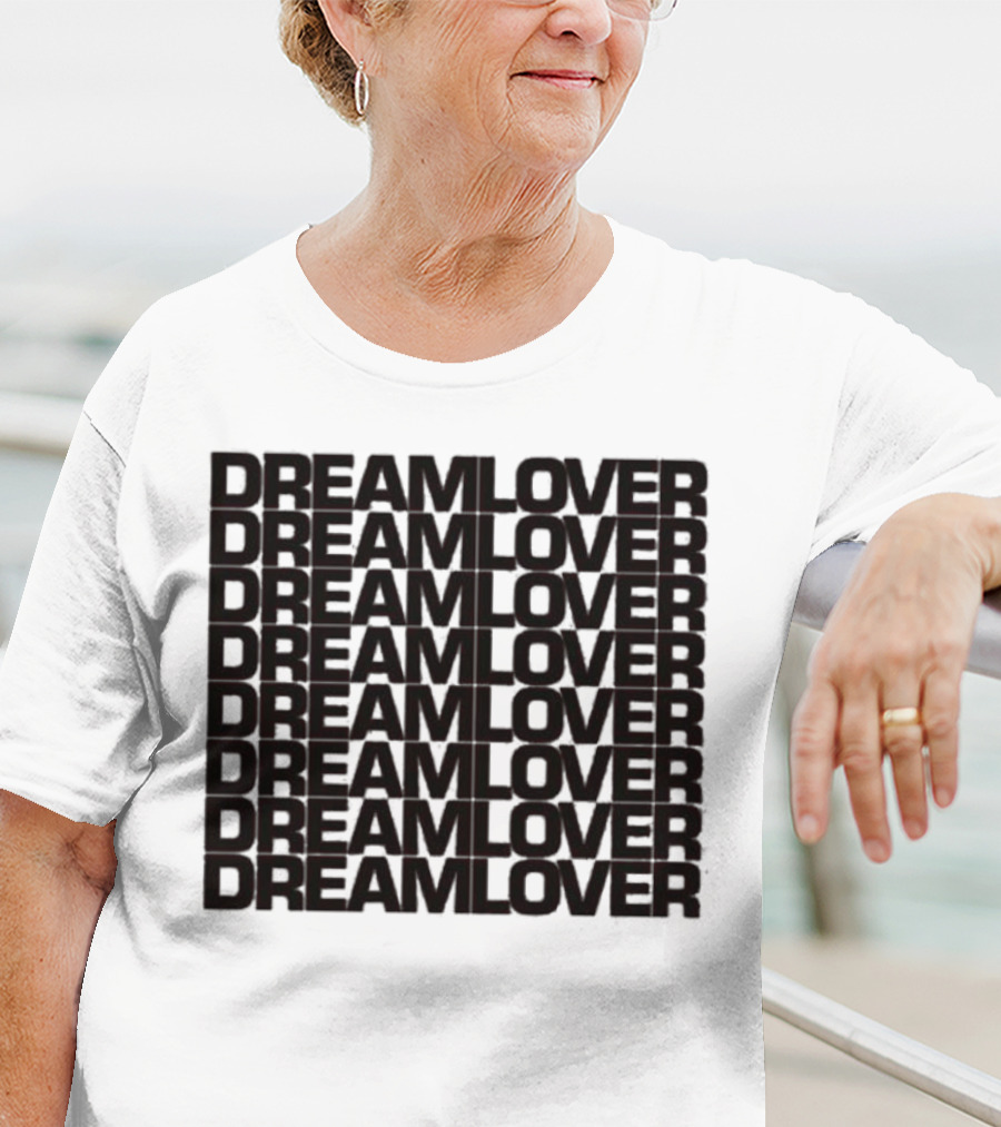 Mariah Carey Dreamlover Repeated Text T-Shirt