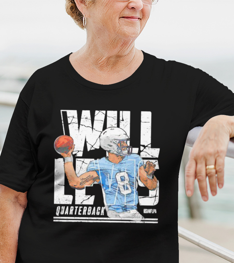 Will Levis Tennessee Titans Quarterback NFLPA T-Shirt