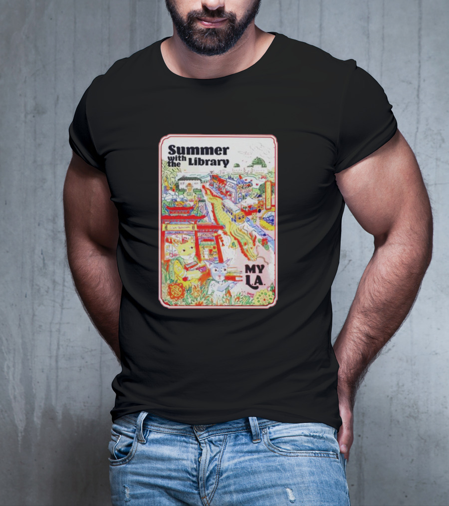 Summer With The Library My LA T-Shirt