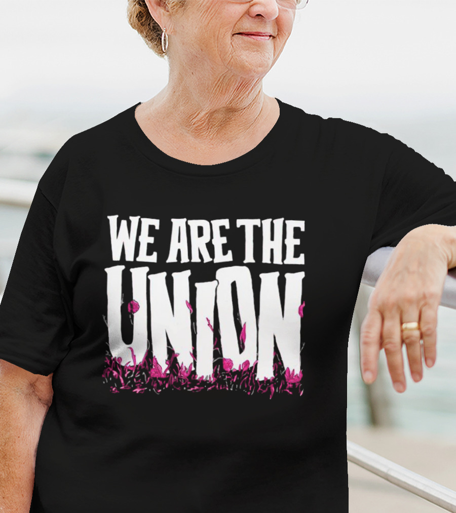 We Are The Union Pink Floral Grass T-Shirt