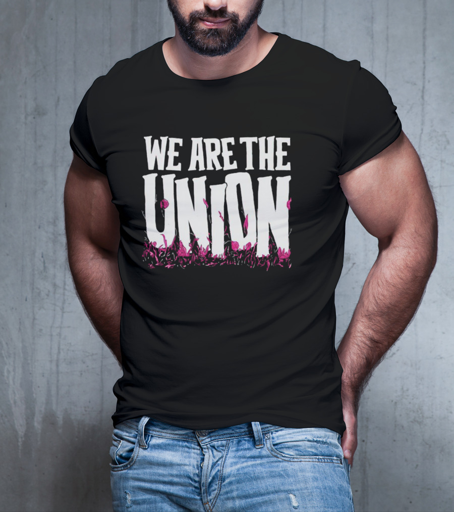 We Are The Union Pink Floral Grass T-Shirt