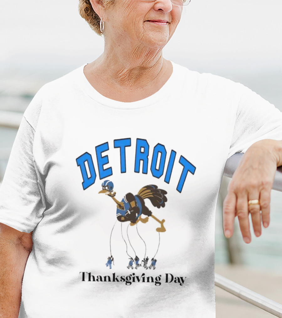 Detroit Turkey Thanksgiving Day T-Shirt
