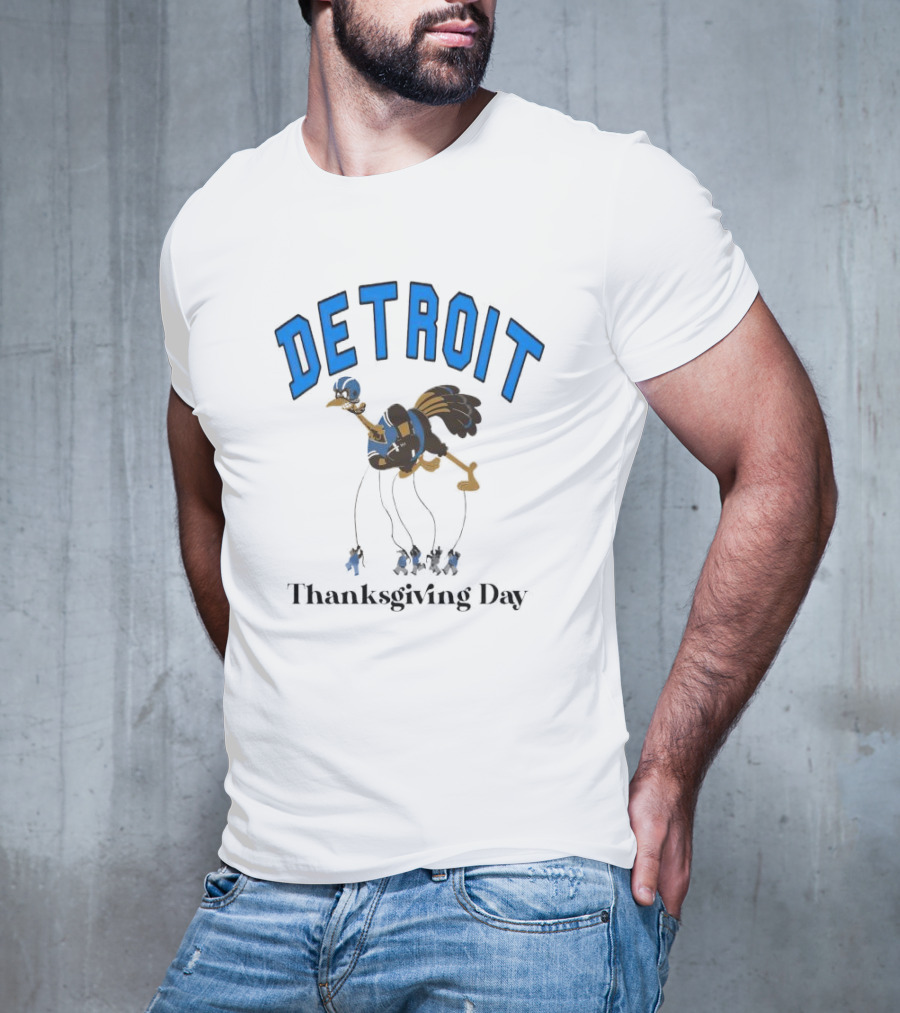 Detroit Turkey Thanksgiving Day T-Shirt