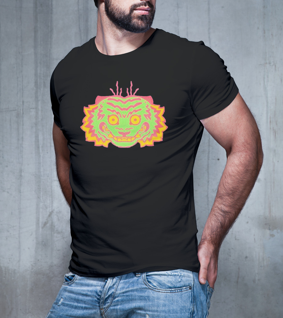 Papajoolia Tigers Neon Doodle T-Shirt