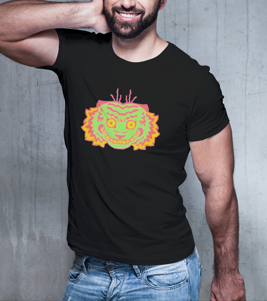 Papajoolia Tigers Neon Doodle T-Shirt