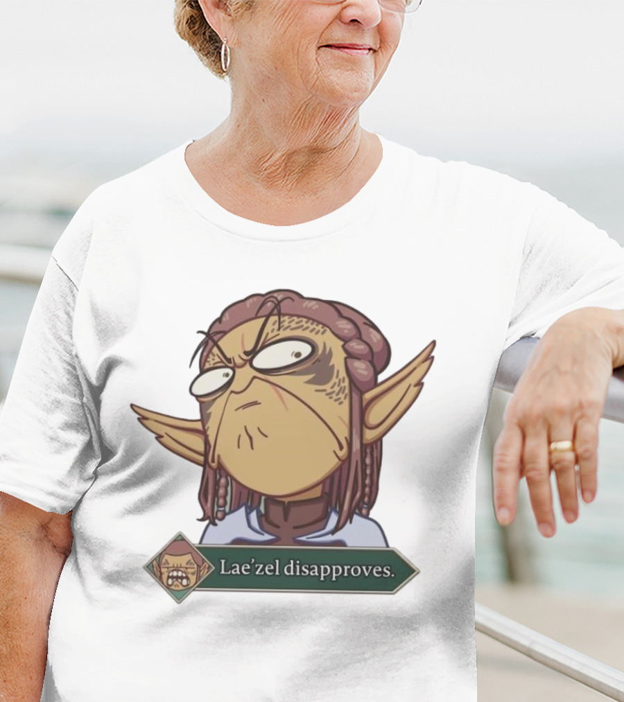 Lae’zel Disapproves Baldur's Gate Meme Expression T-Shirt