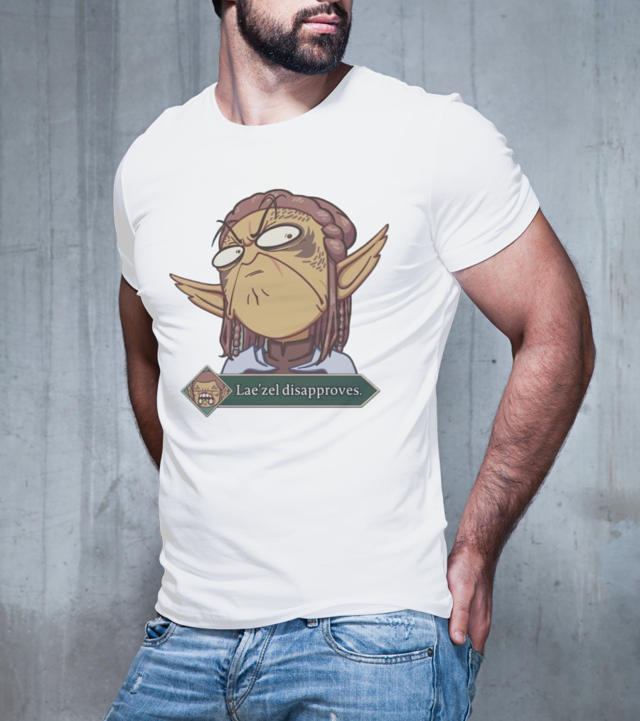 Lae’zel Disapproves Baldur's Gate Meme Expression T-Shirt