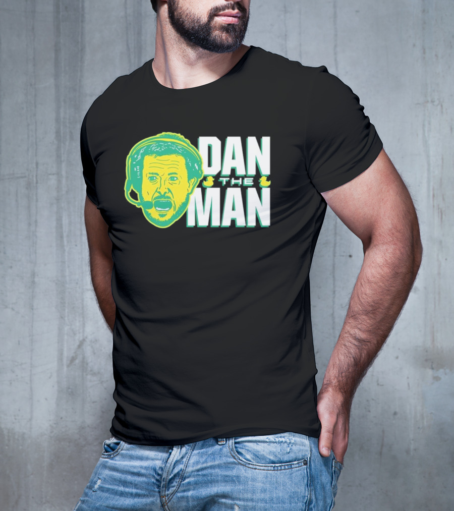Oregon Fans Dan The Man Ducks Headset T-Shirt