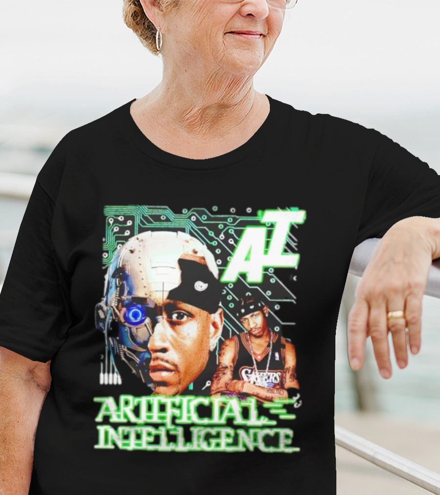 AI Allen Iverson Artificial Intelligence 76ers Cybernetic Fusion T-Shirt