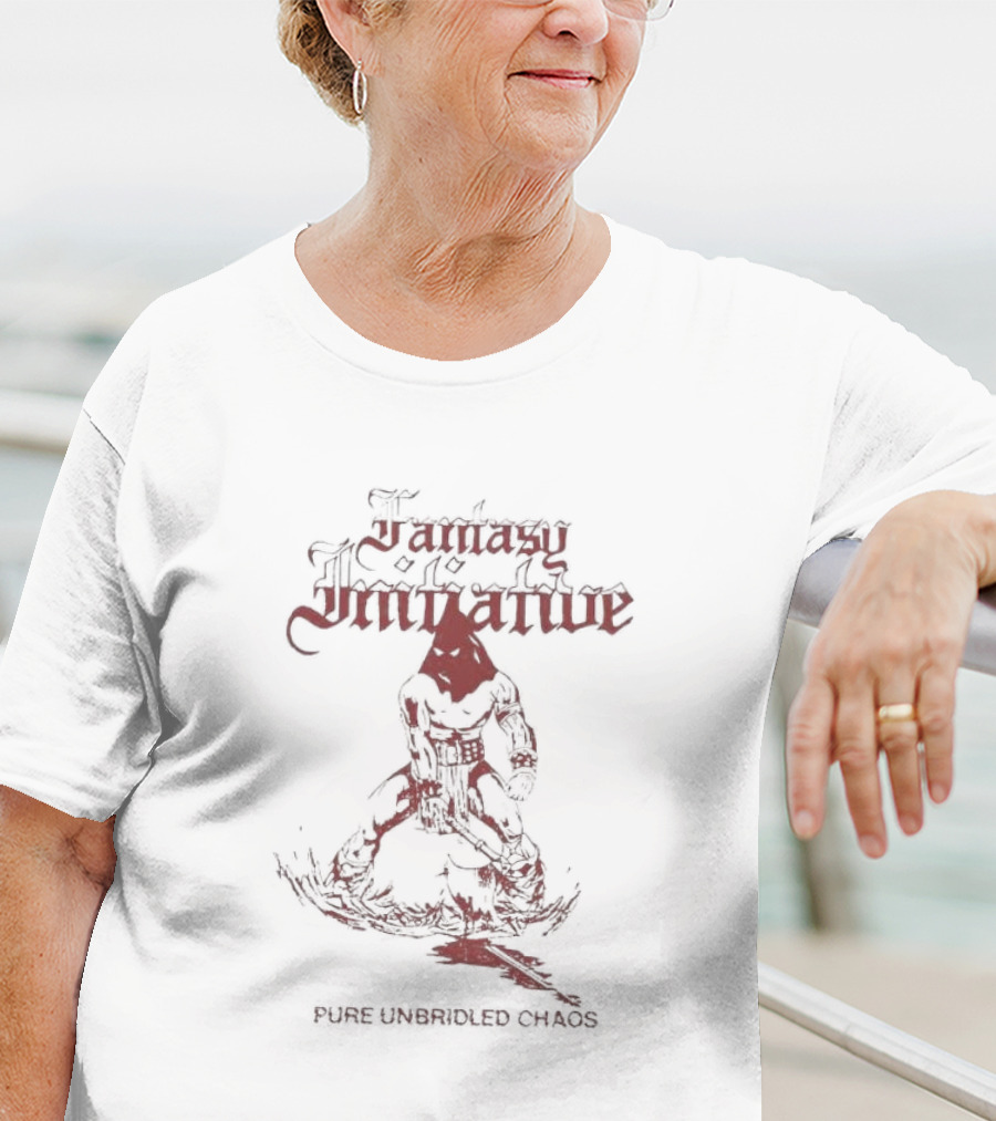 Fantasy Initiative Pure Unbridled Chaos Dark Mysterious Figure T-Shirt