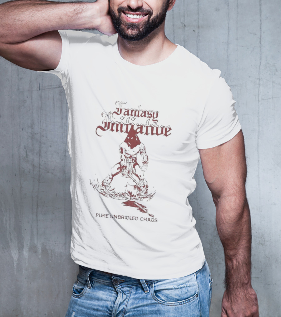 Fantasy Initiative Pure Unbridled Chaos Dark Mysterious Figure T-Shirt