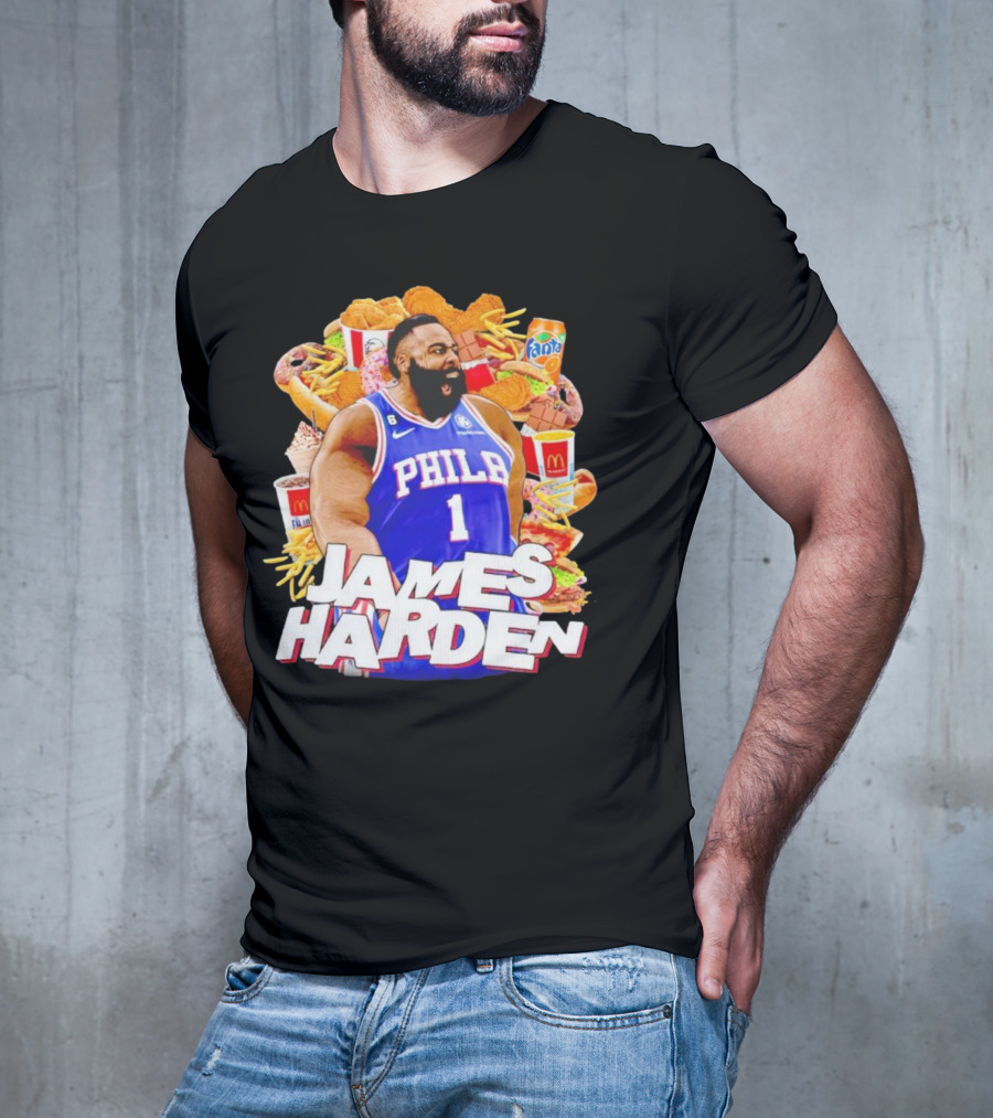 James Harden Philly Fast Food McDonald's Fanta T-Shirt