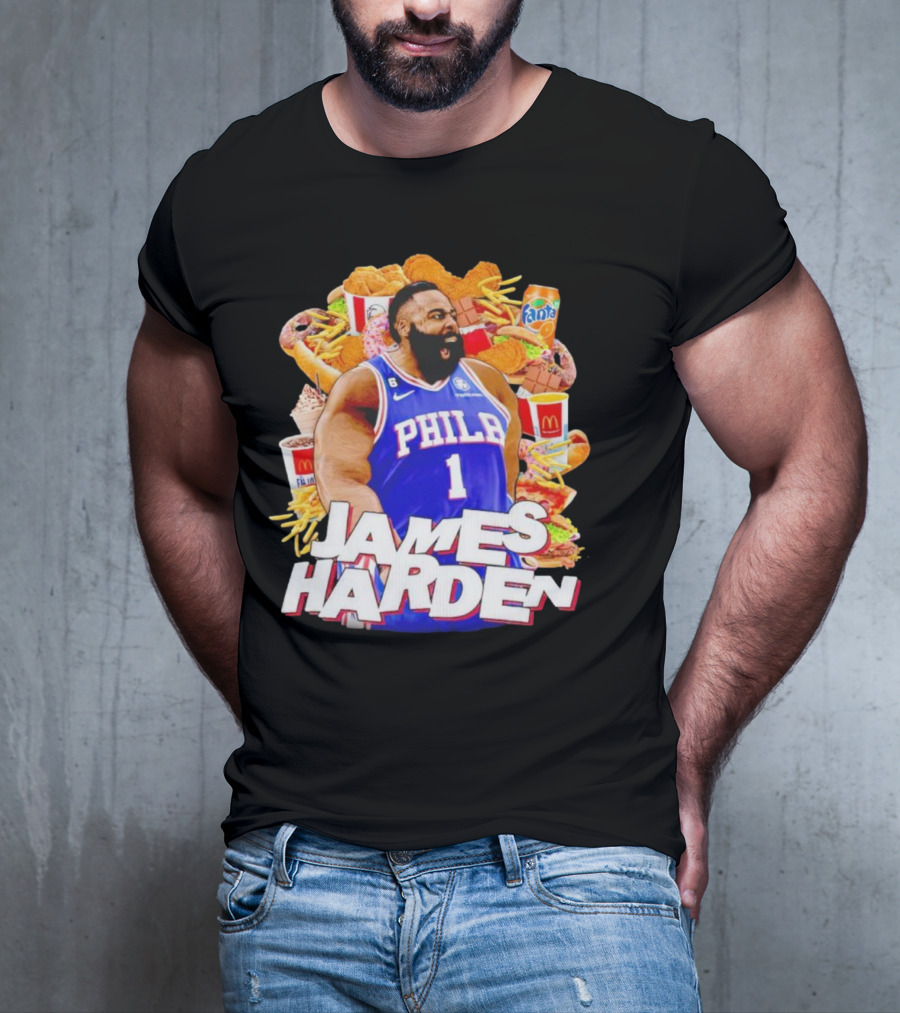 James Harden Philly Fast Food McDonald's Fanta T-Shirt