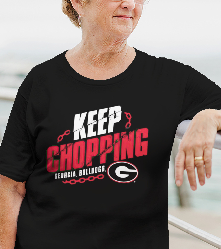 Keep Chopping Georgia Bulldogs G Logo Chain T-Shirt