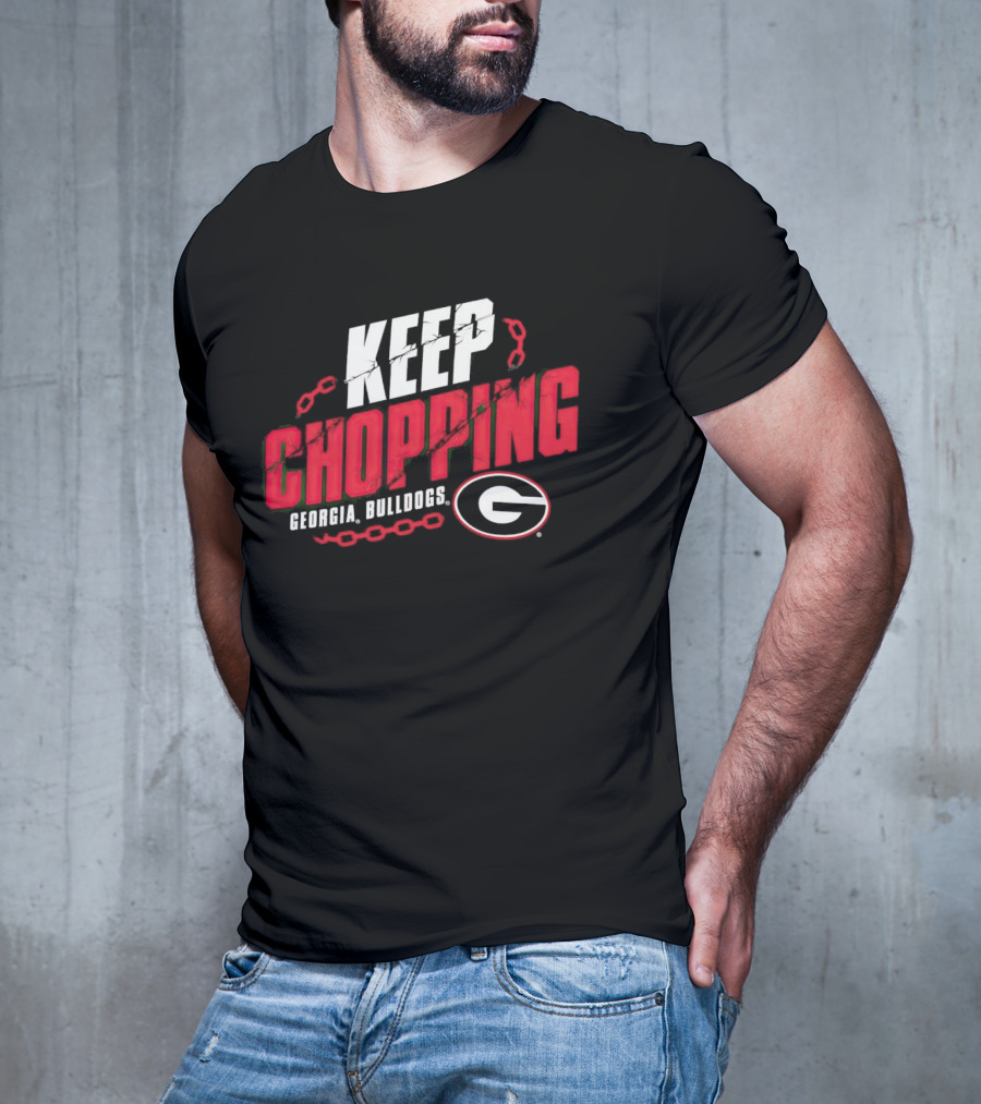 Keep Chopping Georgia Bulldogs G Logo Chain T-Shirt