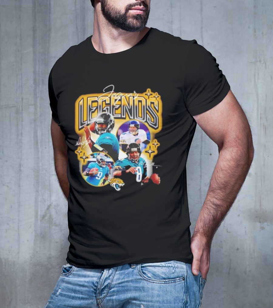 Jaguars Legends Signatures Legendary Football Heroes T-Shirt